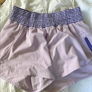 Lululemon Athletica Purple and Blue Athletic Shorts